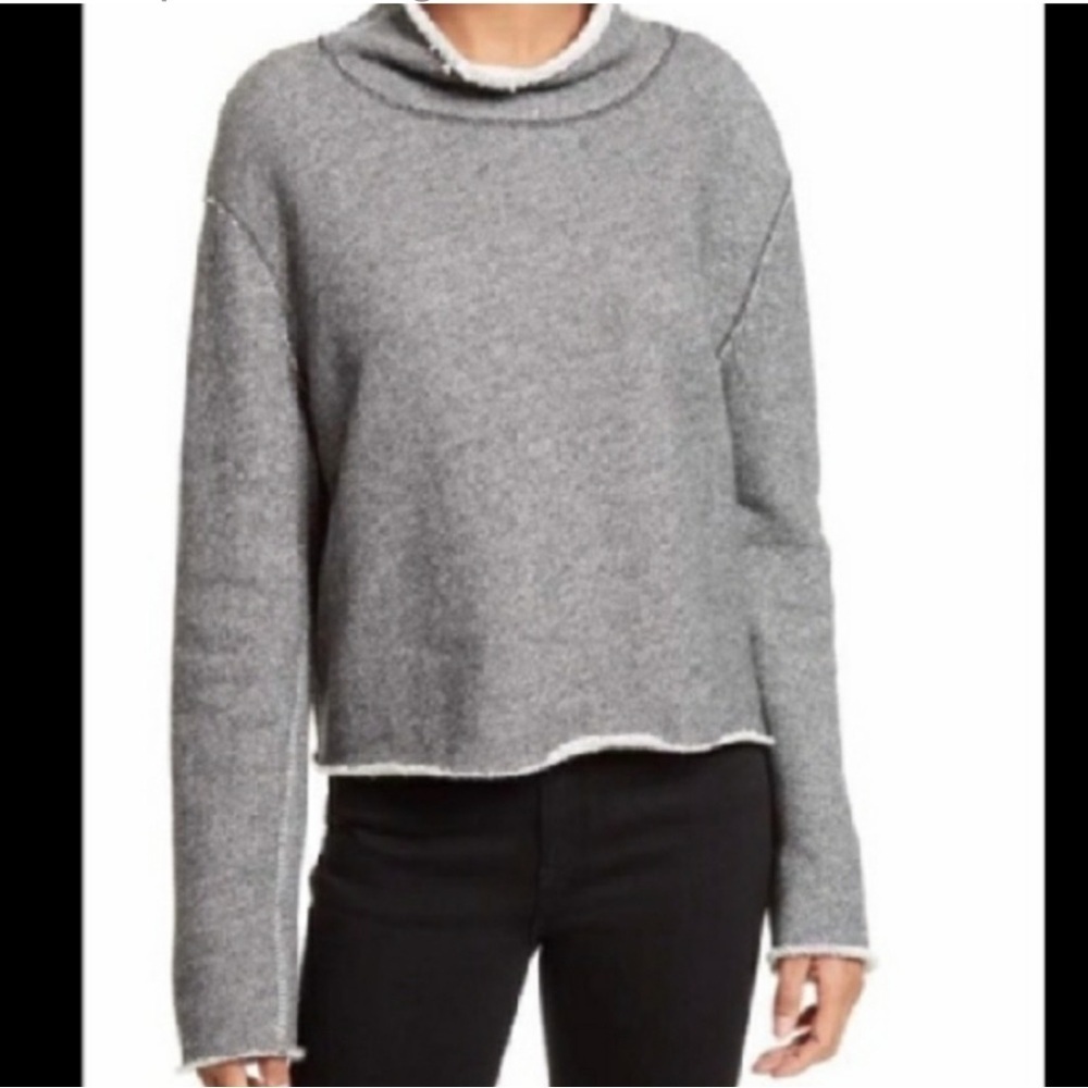 Rag & Bone Madeline grey pullover sweatshirt